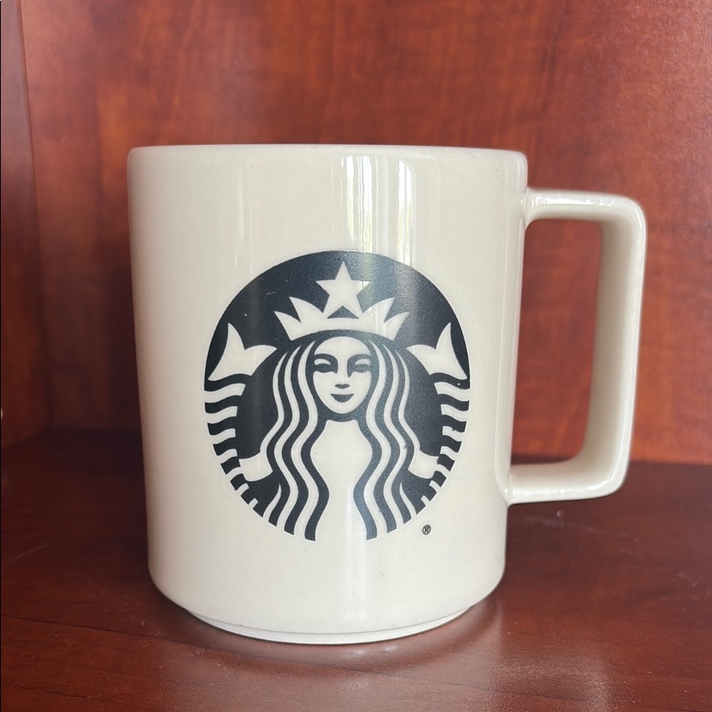 Starbucks Mermaid 2015 Large White Ceramic Mug